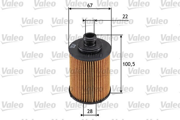 Citroen Nemo 2008-2012 Arası 1.3 HDi 75 Valeo Marka Yağ Filtresi