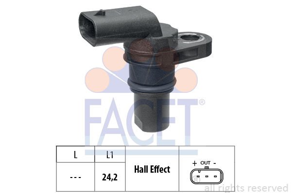 Volkswagen Golf 2011-2016 Arası 1.2 TSI 16V Facet Marka Eksantrik Devir Sensörü