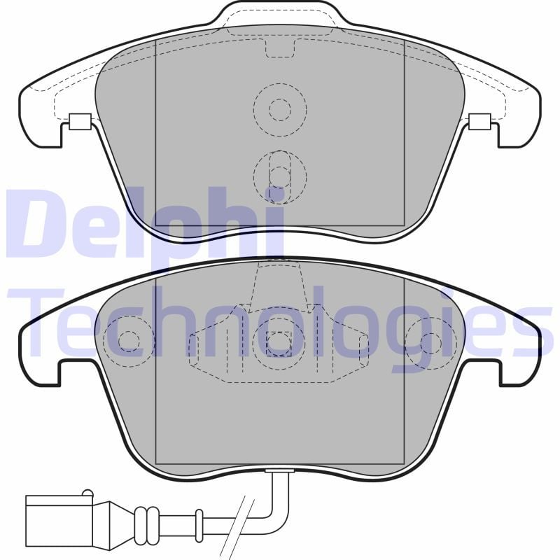 Volkswagen Sharan 2010-2014 Arası 2.0 TFSI Delphi Marka Ön Balata