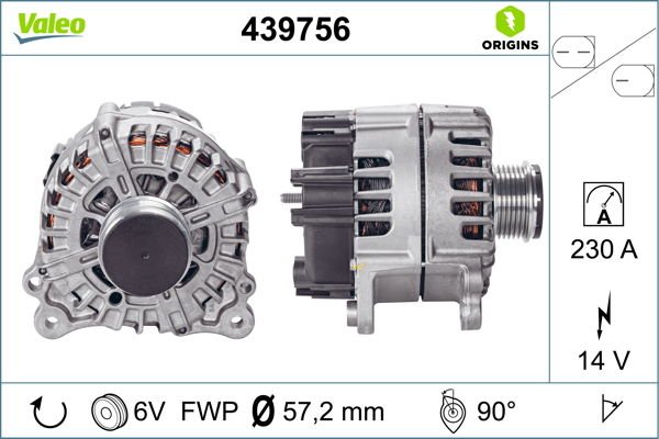 Audi A7 2010-2018 Arası 3.0 TDI, 3.0 TDI quattro Valeo Marka Alternatör