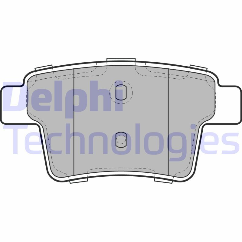 Ford Mondeo 2000-2007 Arası 2.2 TDCi, 2.0 16V DI / TDDi / TDCi, 2.5 V6 24V, 2.0 16V, 1.8 16V, 2.0 16V TDDi / TDCi Delphi Marka Arka Balata
