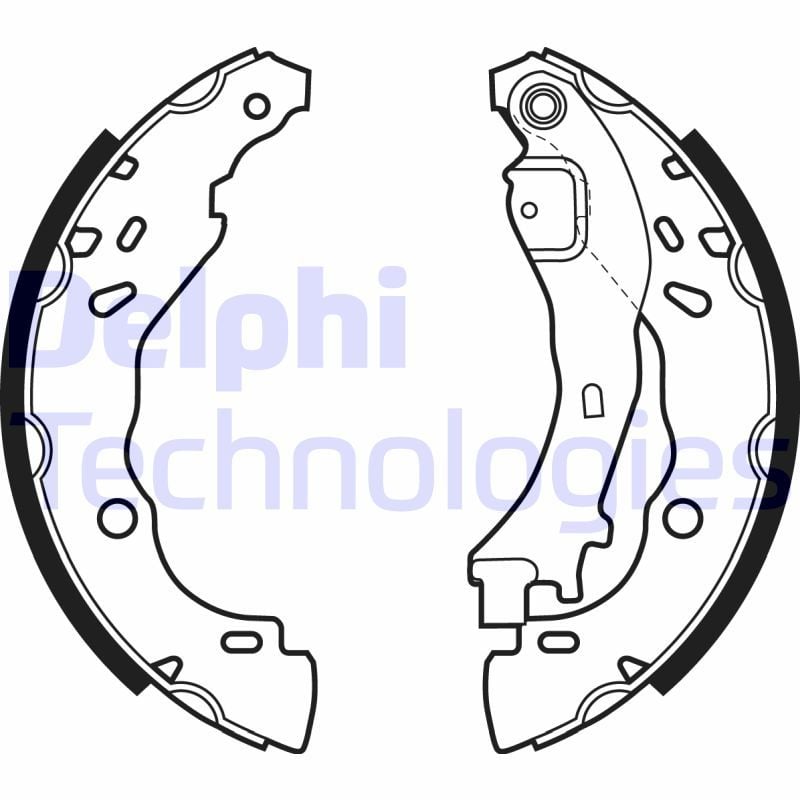 Citroen C3 2002-2007 Arası 1.6 Delphi Marka Pabuçlu Balata