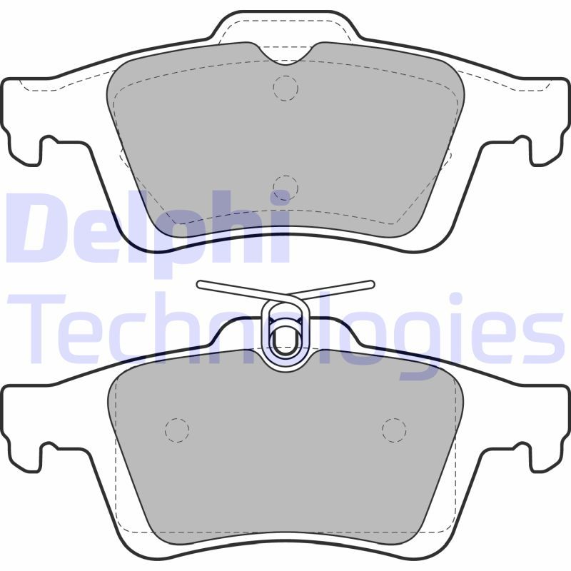 Ford C-Max 2010-2019 Arası 1.6 TDCi, 1.6 EcoBoost, 1.6 Ti, 2.0 TDCi Delphi Marka Arka Balata