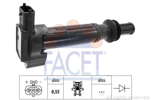 Peugeot 2008 2013-2017 Arası 1.2 THP 130 / PureTech 130 Facet Marka Ateşleme Bobini