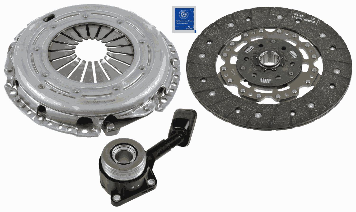 Ford Galaxy 2006-2015 Arası Sachs Marka Debriyaj Seti