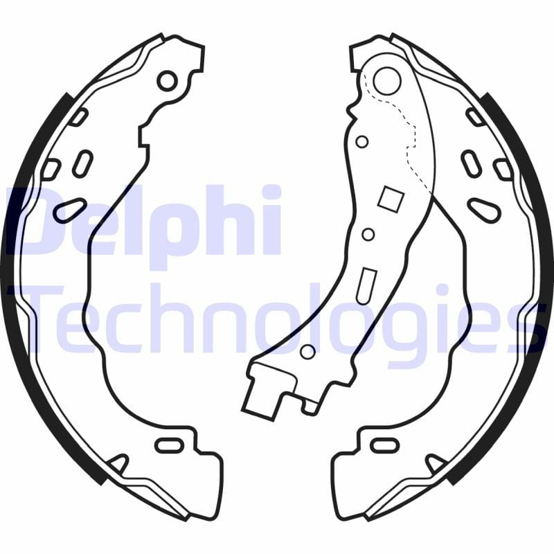 Citroen C3 2009-2013 Arası 1.6 HDi Delphi Marka Pabuçlu Balata
