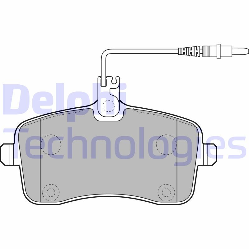 Peugeot 407 2004-2011 Arası 2.0 Bioflex Delphi Marka Ön Balata Fişli