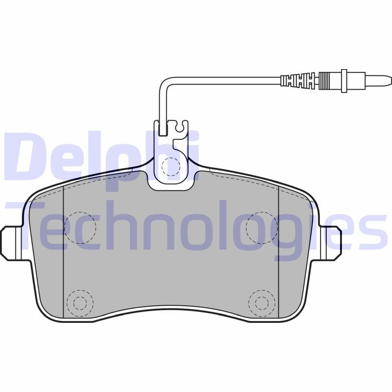 Peugeot 407 2004-2011 Arası 2.0 16V Delphi Marka Ön Balata Fişli