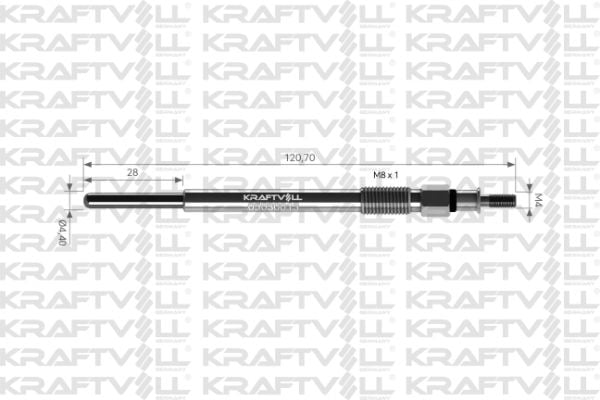 Peugeot 206 1998-2012 Arası 1.4 HDi eco 70, 1.4 HDi Kraftvoll Marka Kızdırma Bujisi