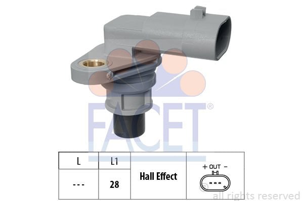 Alfa Romeo Spider 2006-2011 Arası 2.0 JTDM Facet Marka Eksantrik Devir Sensörü