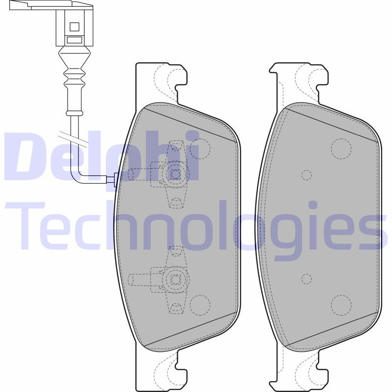 Volkswagen Multivan 2003-2015 Arası 2.0 TDI Delphi Marka Ön Balata