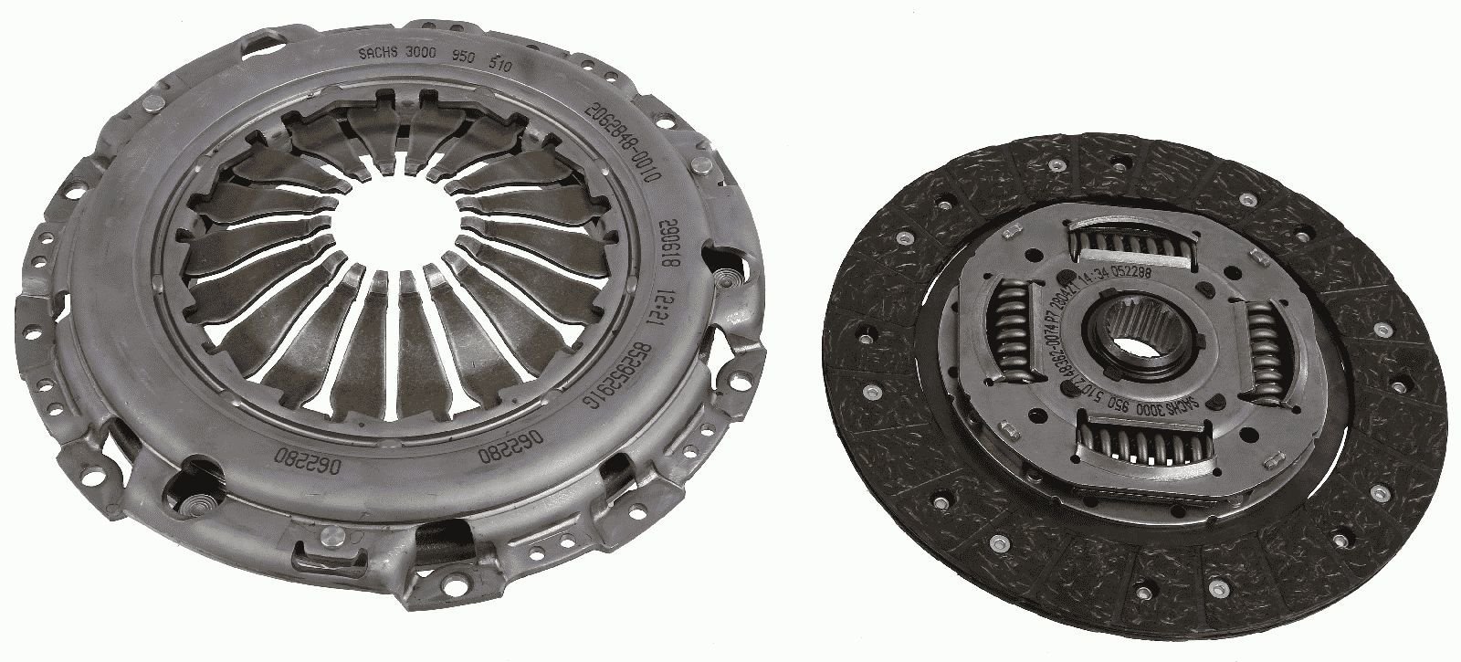 Ford Galaxy 1995-2006 Arası Sachs Marka Debriyaj Seti