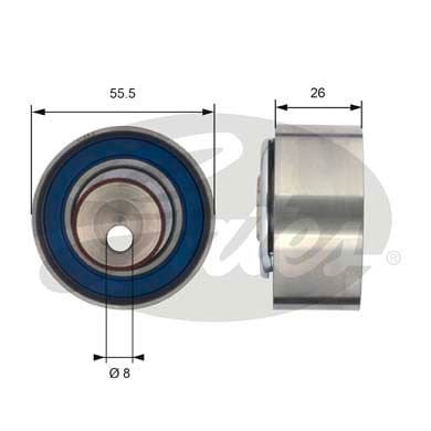 Fiat 500 2007-2011 Arası 1.2 LPG Gates Marka Vantilatör Kayış Gergi Rulmanı