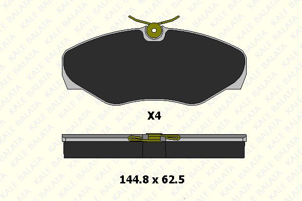 Renault Espace 1996-2002 Arası 2.2 dCi Kale Marka Ön Balata