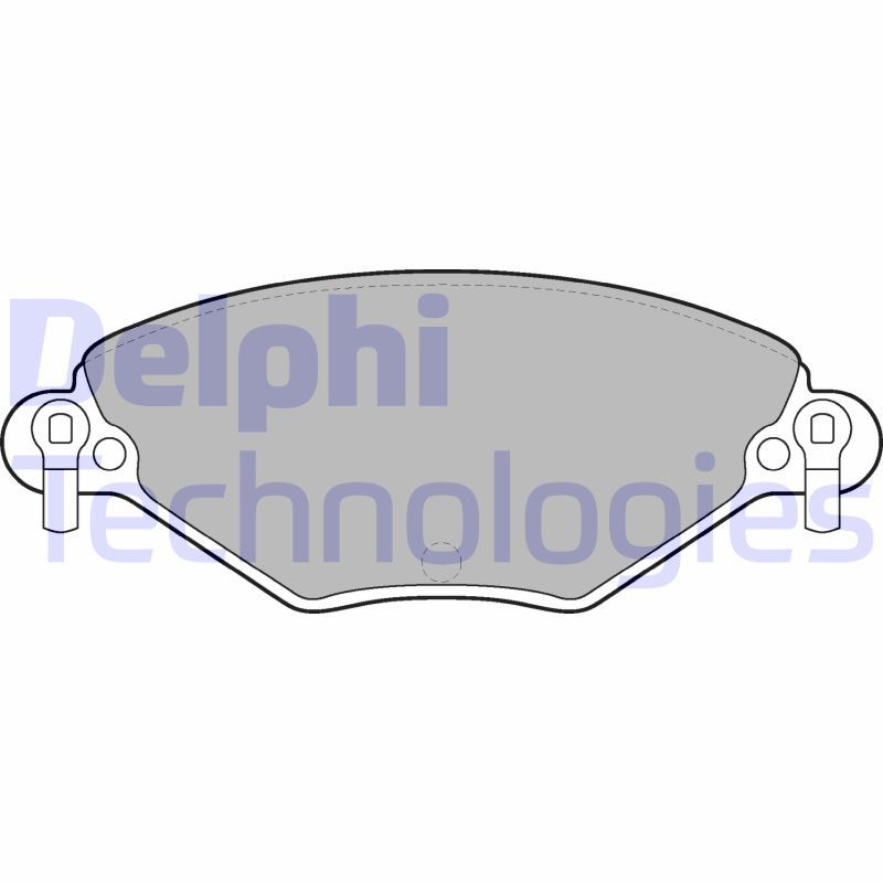 Citroen C5 2001-2008 Arası 2.0 16V, 2.0 HDi, 2.0 16V HPi, 1.8 16V, 1.6 HDi Delphi Marka Ön Balata