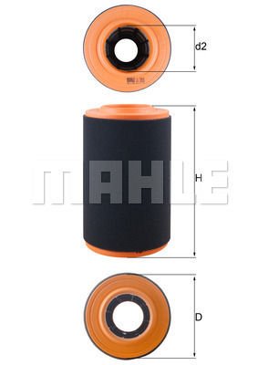 Fiat Ducato 2006-2010 Arası 140 Natural Power, 115 Multijet 2,0 D, 150 Multijet 3,0 D, 130 Multijet 2,3 D, 150 Multijet 2,3 D Mahle Marka Hava Filtresi