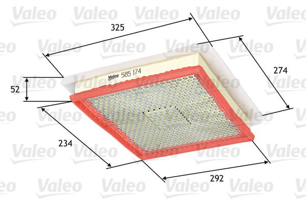 Opel Astra 1998-2013 Arası 2.2 DTI Valeo Marka Hava Filtresi