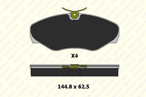 Renault Espace 1996-2002 Arası 3.0 V6 24V Kale Marka Ön Balata