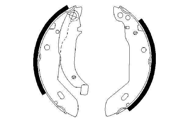Citroen Zx 1991-1999 Arası 1.9 D Bosch Marka Pabuçlu Balata