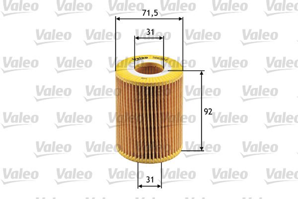 Opel Meriva 2003-2010 Arası 1.7 CDTI Valeo Marka Yağ Filtresi