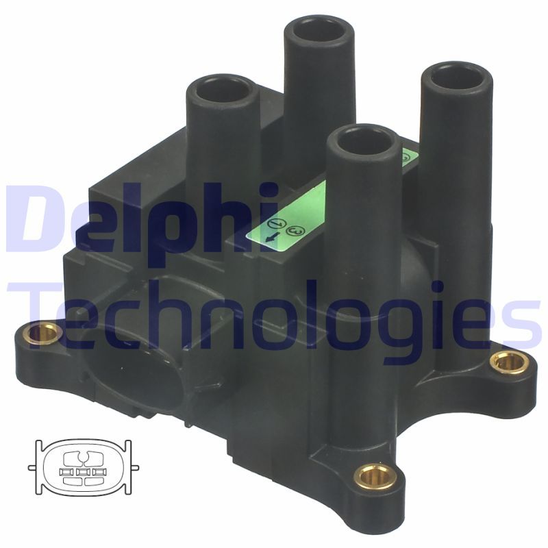 Ford Escort 1994-2002 Arası 1.6 16V XR3i, 1.6 16V 4x4, 1.8 16V, 1.6 16V Delphi Marka Ateşleme Bobini