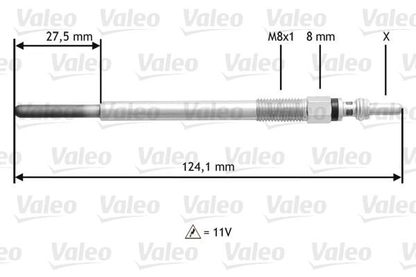 Peugeot 206 1999-2009 Arası 1.4 HDi Valeo Marka Kızdırma Bujisi