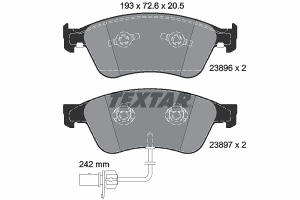 Volkswagen Phaeton 2002-2016 Arası 4.2 V8 4motion Textar Marka Ön Balata