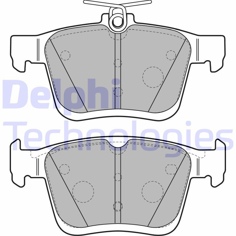 Volkswagen Golf 2013-2017 Arası 1.4 TSI Delphi Marka Arka Balata