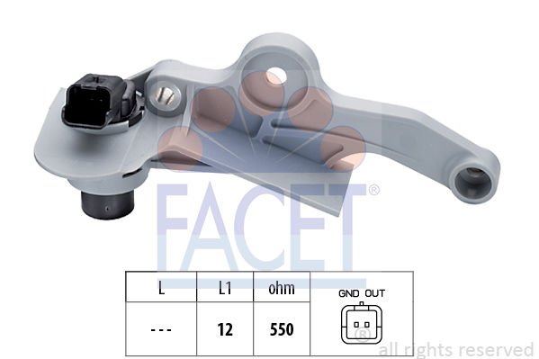 Peugeot 206 1998-2012 Arası 1.4 i Facet Marka Krank Sensörü