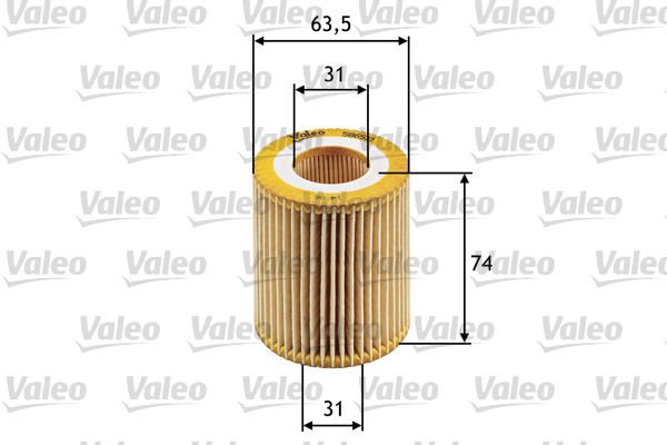 Opel Astra 2004-2013 Arası 1.9 CDTI 16V Valeo Marka Yağ Filtresi