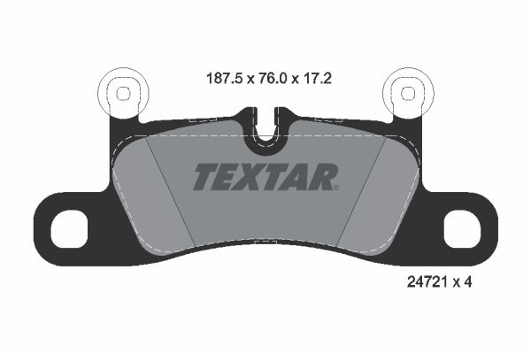 Volkswagen Touareg 2010-2018 Arası 4.2 V8 FSI Textar Marka Arka Balata