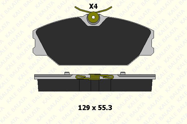 Renault Laguna 1993-2002 Arası 2.2 dT Kale Marka Ön Balata