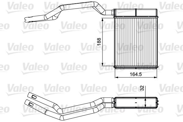 Ford Focus 2004-2013 Arası 2.0 TDCi Valeo Marka Kalorifer Radyatörü