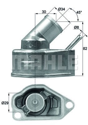 Opel Omega 1994-2005 Arası 2.0 16V Mahle Marka Termostat