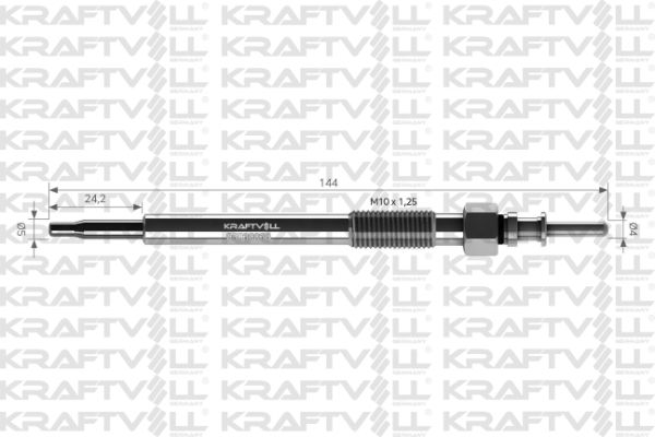 Opel Zafira 2005-2015 Arası 1.7 CDTI VAN Kraftvoll Marka Kızdırma Bujisi
