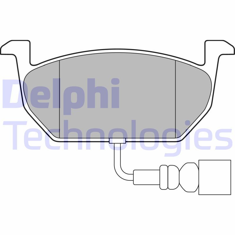 Volkswagen Golf 2013-2017 Arası 2.0 TDI 4motion Delphi Marka Ön Balata