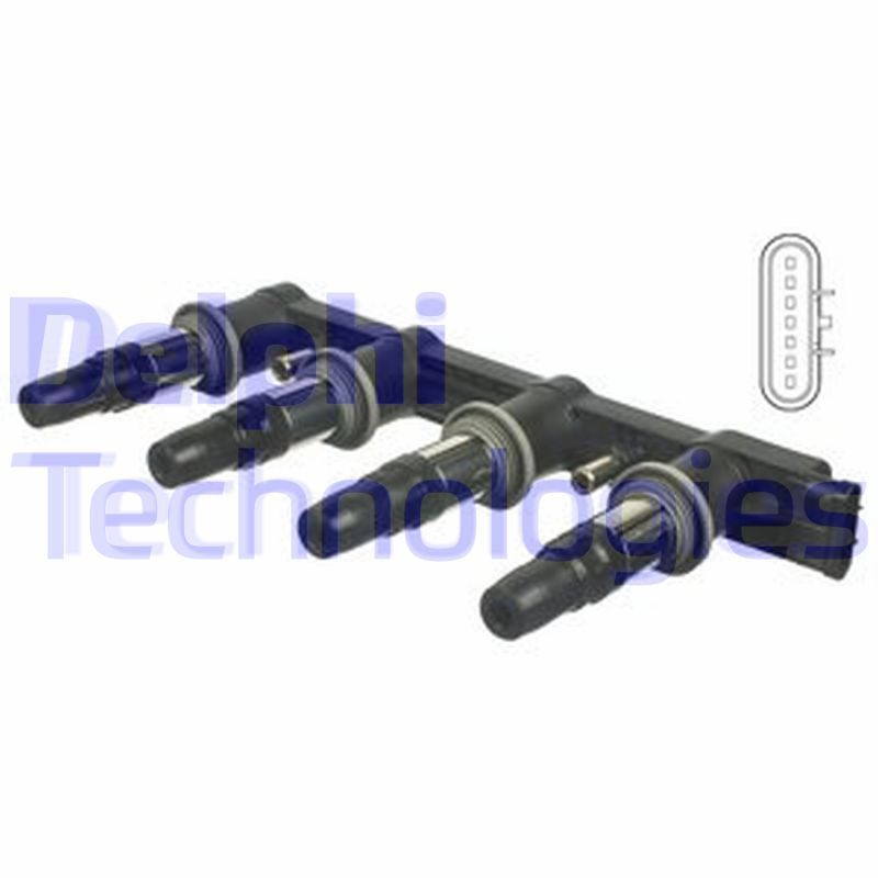 Chevrolet Kalos 2005-2010 Arası 1.4 Delphi Marka Ateşleme Bobini