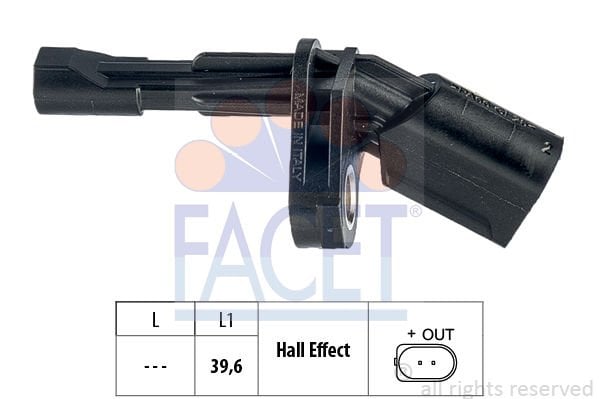 Volkswagen Golf 2004-2014 Arası 1.6 BiFuel Facet Marka Arka Abs Sensörü