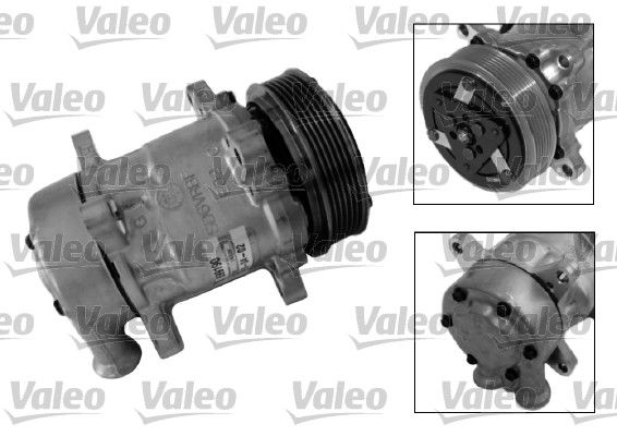 Peugeot 206 1998-2012 Arası 1.4 i Valeo Marka Klima Kompresörü