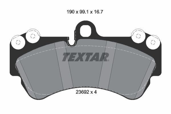 Volkswagen Touareg 2002-2013 Arası 4.2 V8 Textar Marka Ön Balata