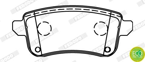 Renault Megane 2008-2014 Arası 2.0 dCi Ferodo Marka Arka Balata