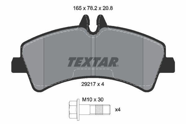 Volkswagen Crafter 2006-2016 Arası 2.0 TDI Textar Marka Arka Balata