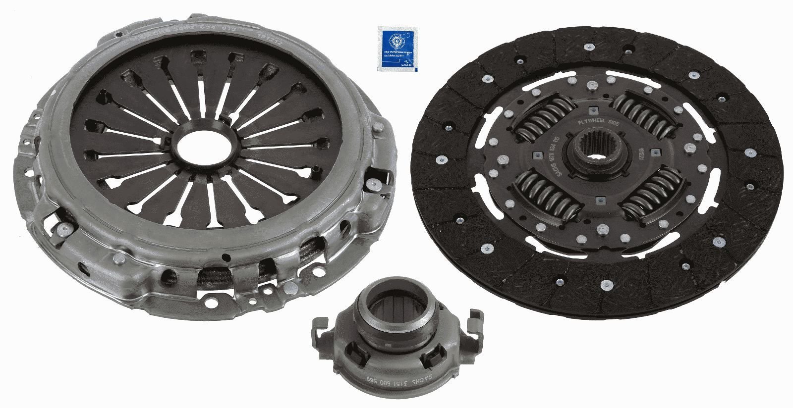 Fiat Ducato 2002-2010 Arası 2.3 JTD, 120 Multijet 2,3 D 4x4 Sachs Marka Debriyaj Seti