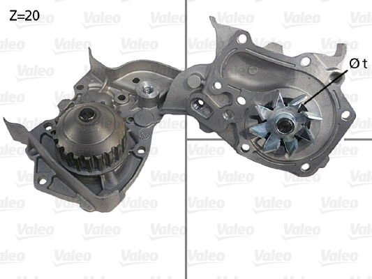 Renault Clio Symbol 1998-2002 Arası 1.4 Valeo Marka Devirdaim Su Pompası