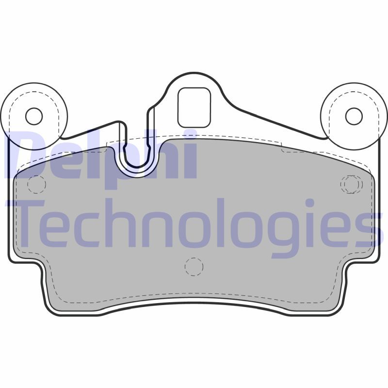 Porsche Cayenne 2002-2010 Arası S 4.5 Delphi Marka Arka Balata