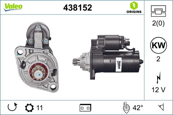Volkswagen Golf 1997-2008 Arası 1.8 T Valeo Marka Marş Motoru