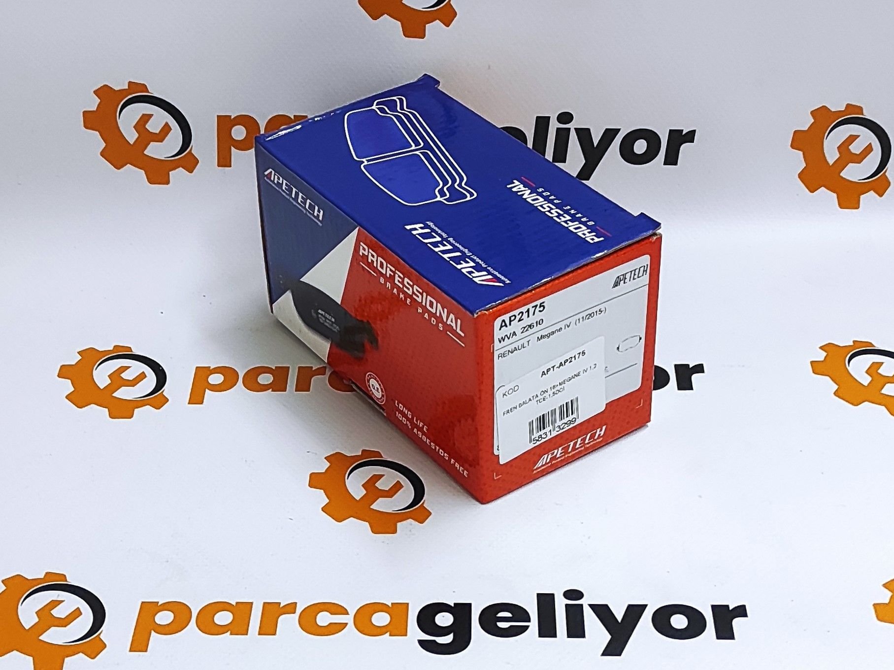 Megane IV 1.5 Ön Fren Balatası Apetech APT-AP2175