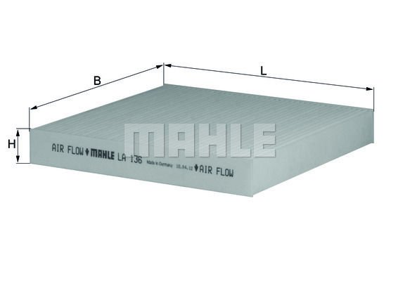 Renault Vel Satis 2002-2006 Arası 2.2 dCi Mahle Marka Polen Filtresi