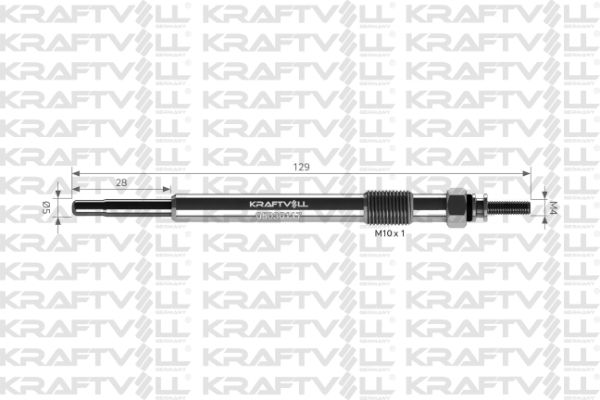 Opel Vectra 1995-2004 Arası 2.0 DI 16V Kraftvoll Marka Kızdırma Bujisi