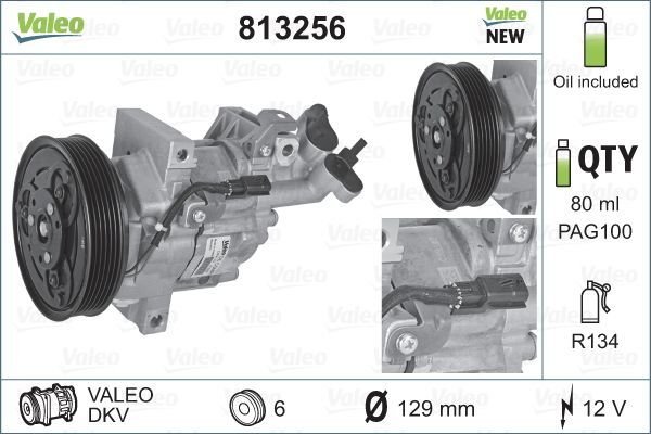 Dacia Logan Mcv 2007-2011 Arası 1.5 dCi Valeo Marka Klima Kompresörü